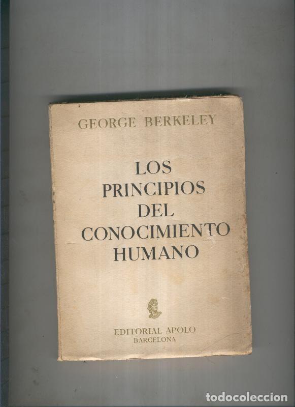 books: Los principios del conocimiento humano - George Berkeley