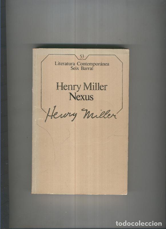 Libros: Nexus - Henry Miller
