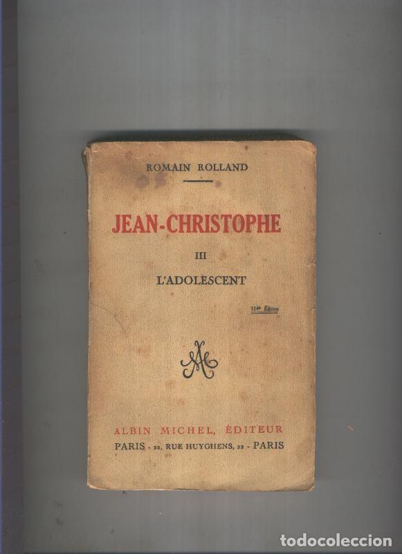 Libros: Jean Christophe III: L adolescent - Romain Rolland