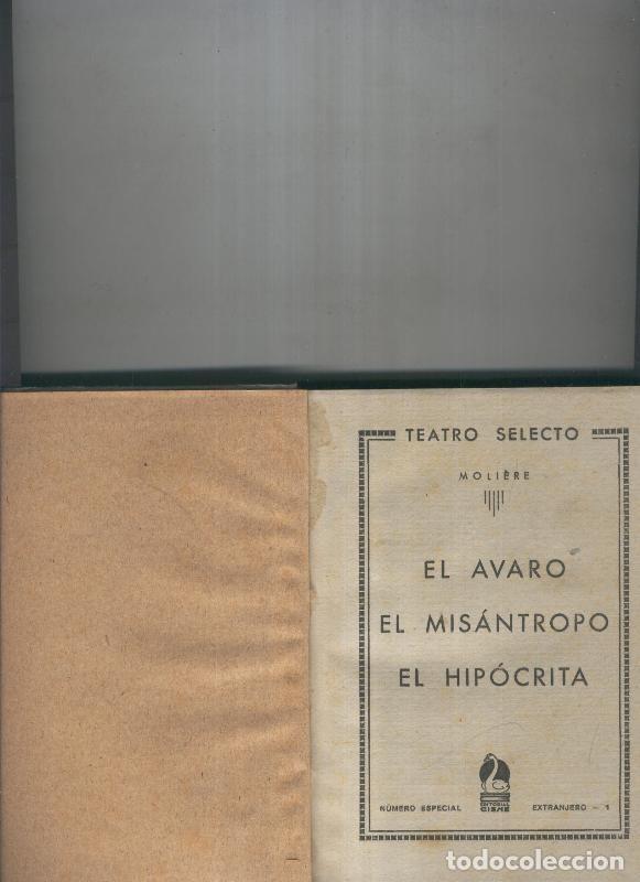 Libros: El Avaro-El misantropo-El hipocrita - Moliere - Foto 1