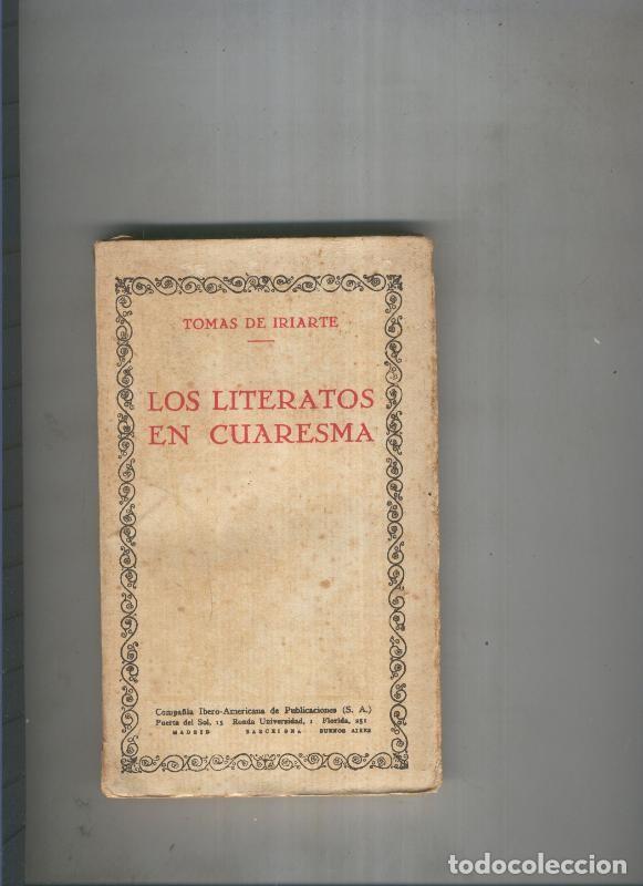 books: Los literatos en cuaresma - Tomas de Iriarte