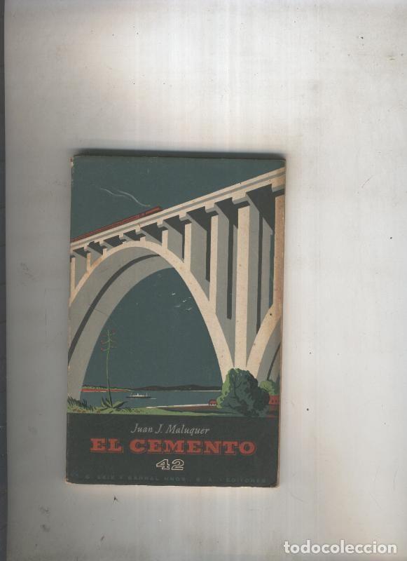Libros: El cemento - Juan J. Maluquer - Foto 1