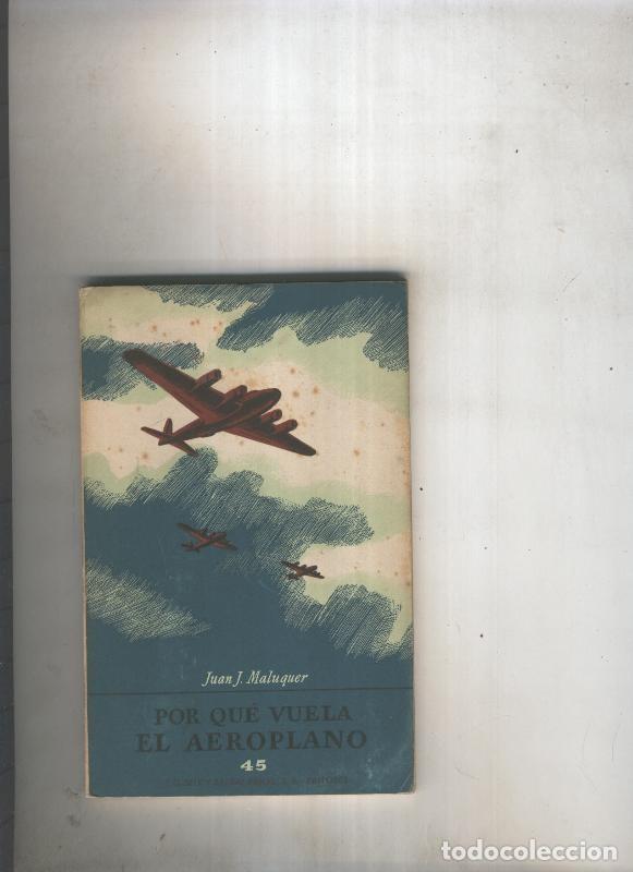 Libros: Por que vuela el aeroplano - Juan J. Maluquer