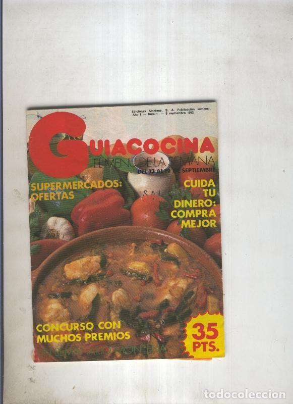 Libros: Guiacocina 001, 9 de septiembre de 1982 - Varios