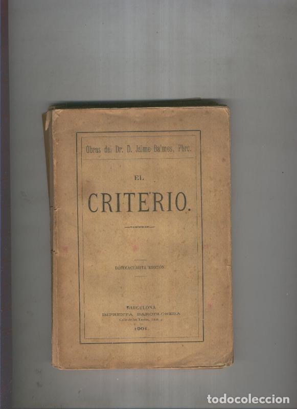 Libros: El Criterio - Varios - Foto 1