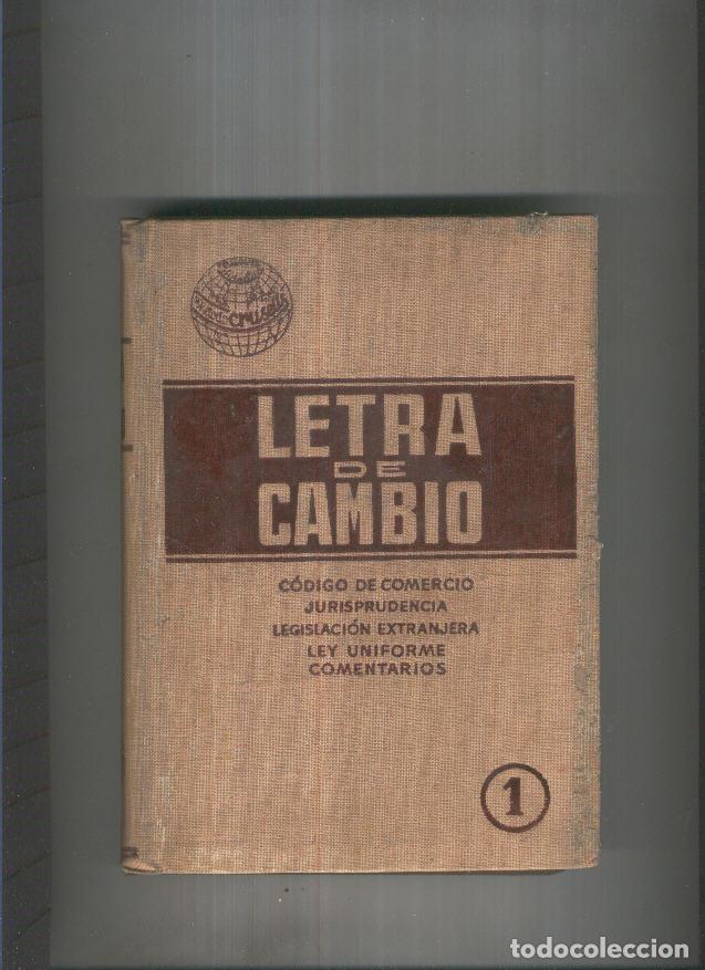 Libri di seconda mano: Letra de cambio - varios