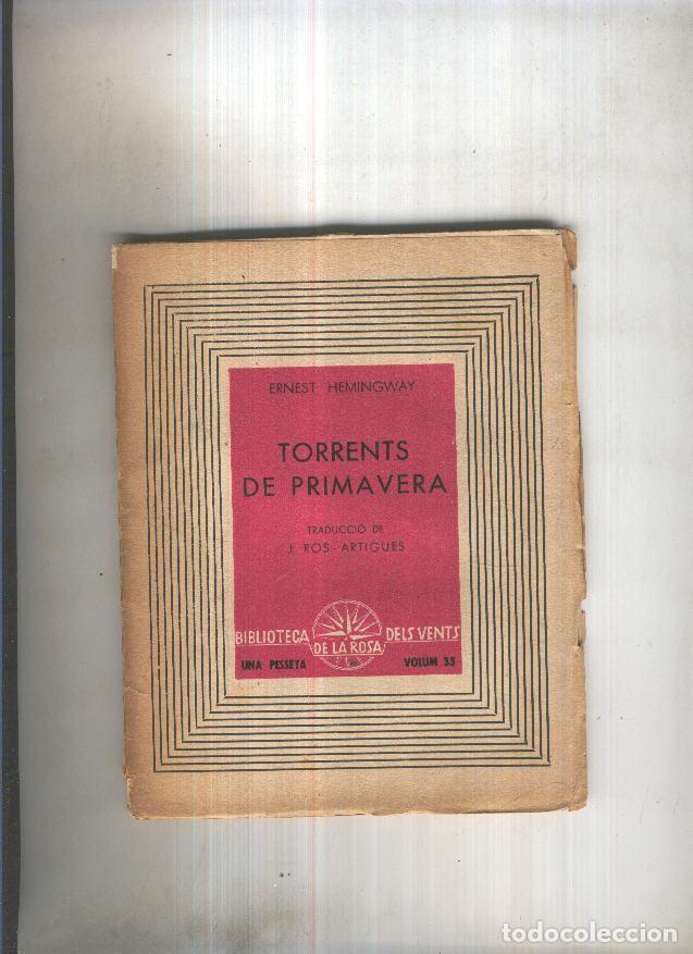 Libros: Torrents de primavera - Ernest Hemingway - Foto 1