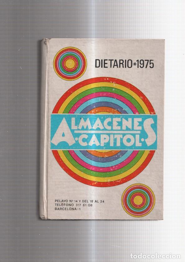 Libros: Dietario 1975. Almacenes Capitol - Varios - Foto 1