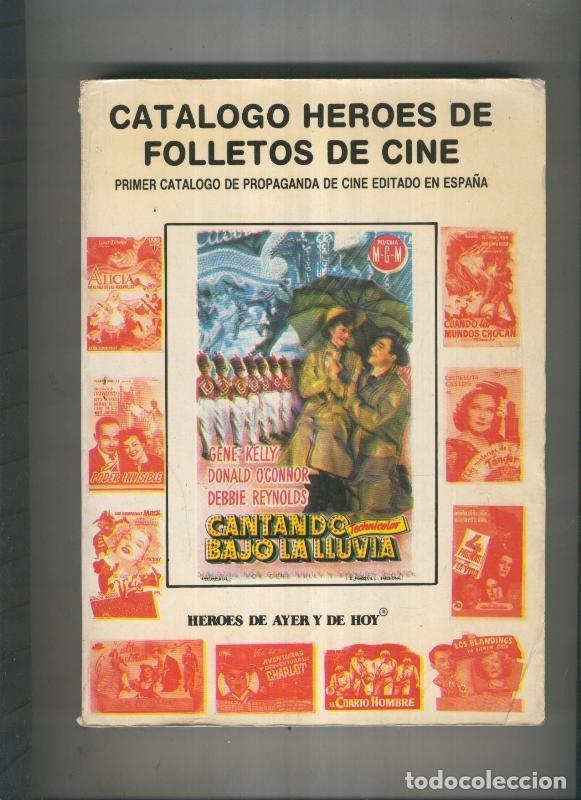 Libros: Catalogo Heroes de Folletos de cine - varios - Foto 1
