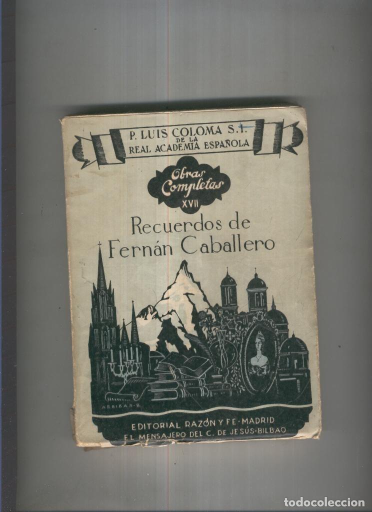 Libros: Recuerdos de Ferran Caballero - P. Luis Coloma - Foto 1