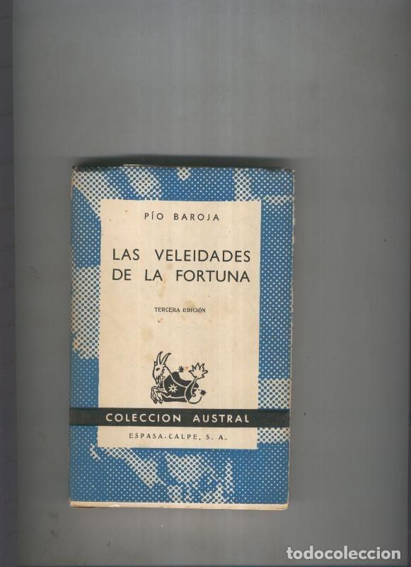 books: Las veleidades de la fortuna - Pio Baroja