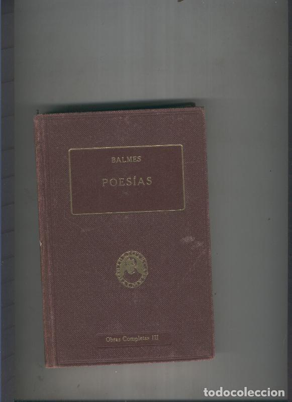 Libros: Poesias de Jaime Balmes - Jaime Balmes - Foto 1
