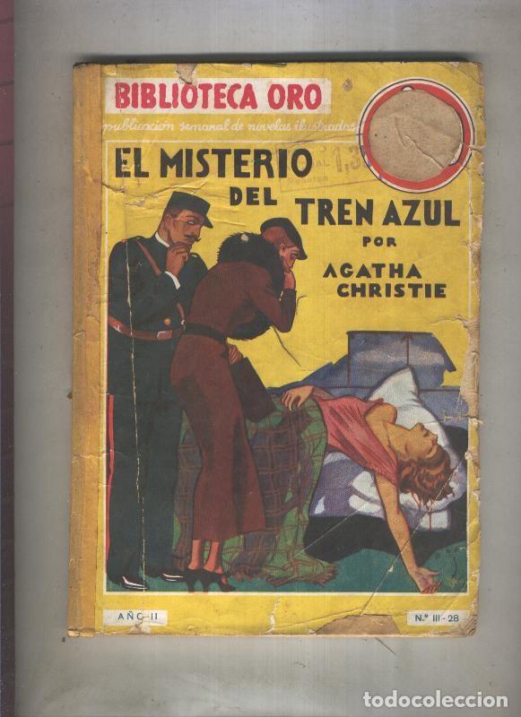 Libros: Biblioteca Oro de ? pts numero III 28: El misterio del tren azul - Agahta Christie