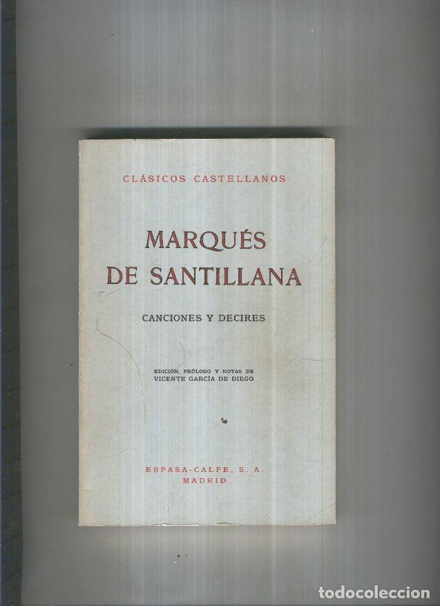 Libros: Canciones y decires - Marques de Santillana - Foto 1