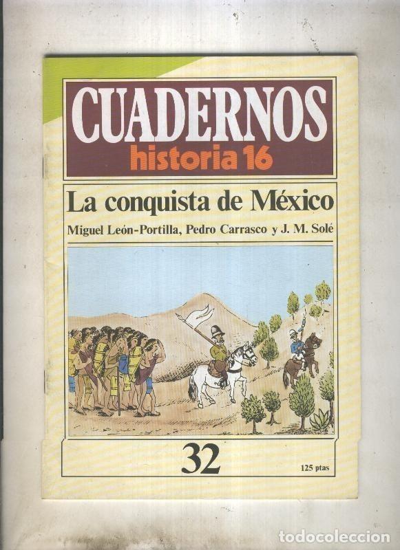 Libros: Cuadernos Historia 16 numero 032: La Conquista de Mexico - Varios - Foto 1