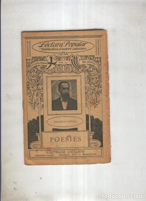 Libros: Poesies de Frederich Rahola - Frederich Rahola - Foto 1