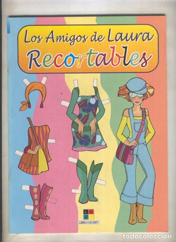 Libros: Recortables: Los amigos de Laura - Varios - Foto 1