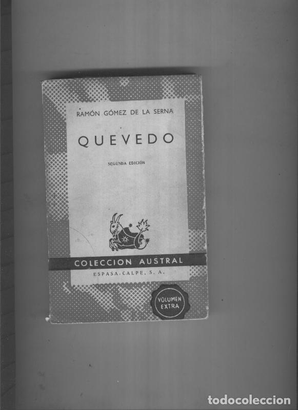 Libros: Quevedo - Ramon Gomez de la Serna - Foto 1
