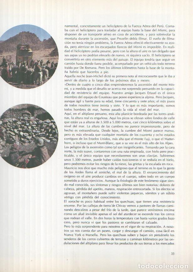 Libros: El viaje de Cousteau por el amazonas, fasciculo paginas 033 a 048 - Jacques Yves Cousteau y Mose Ric