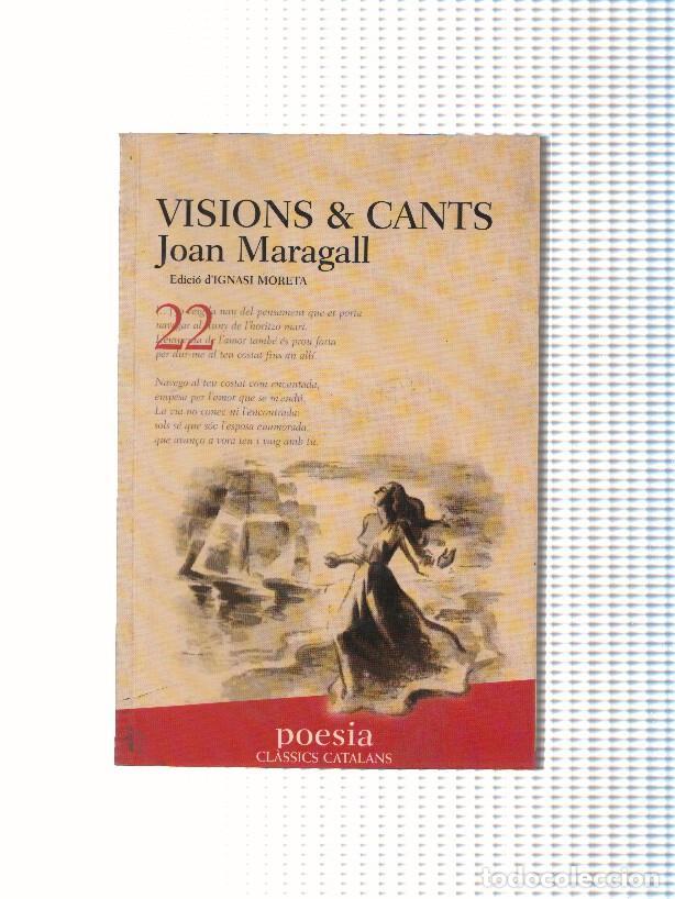Libros: Visions & Cants - Joan Maragall - Foto 1