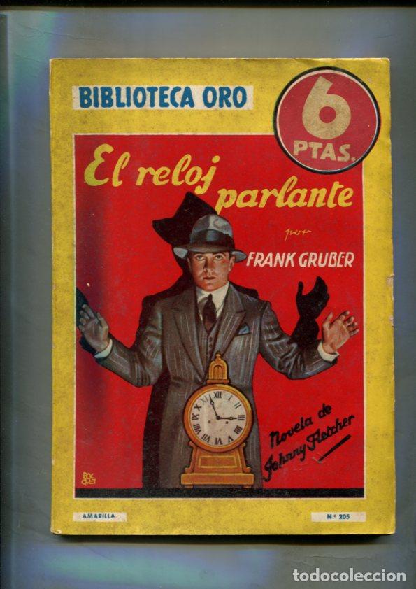 books: Biblioteca Oro serie amarilla de 8 pts numero 205: El reloj parlante - Frank Gruber