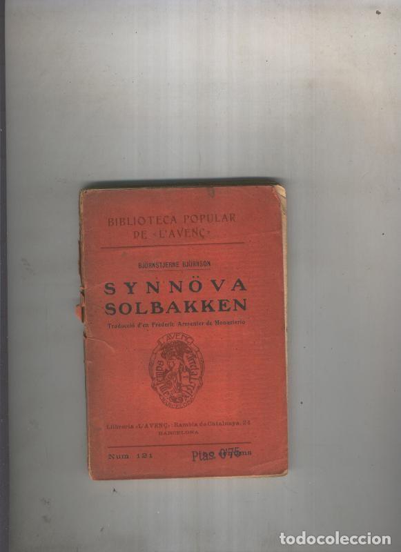 Libri di seconda mano: Synnova Solbarken - Bjornstjerne Bjornson