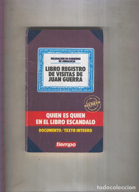 Libros: Libro registro de visitas de Juan Guerra - Varios - Foto 1