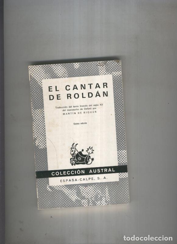 Libros: El cantar de Roldan - Varios - Foto 1