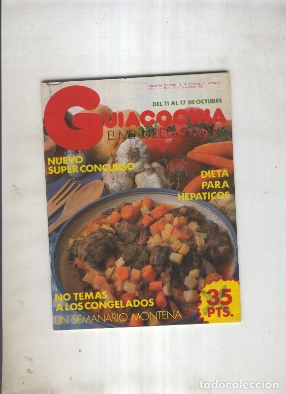 Libros: Guiacocina 005, del 11 al 17 de octubre de 1982 - Varios - Foto 1