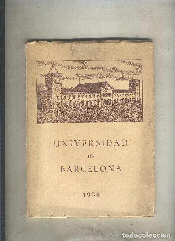 Libros: Universidad de Barcelona - Varios - Foto 1
