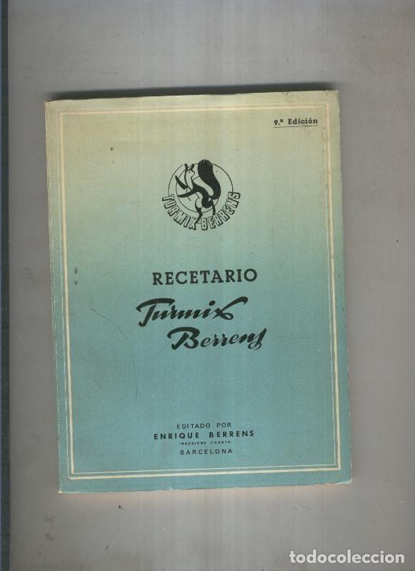 Libri di seconda mano: Recetario Turmix Berrens - varios
