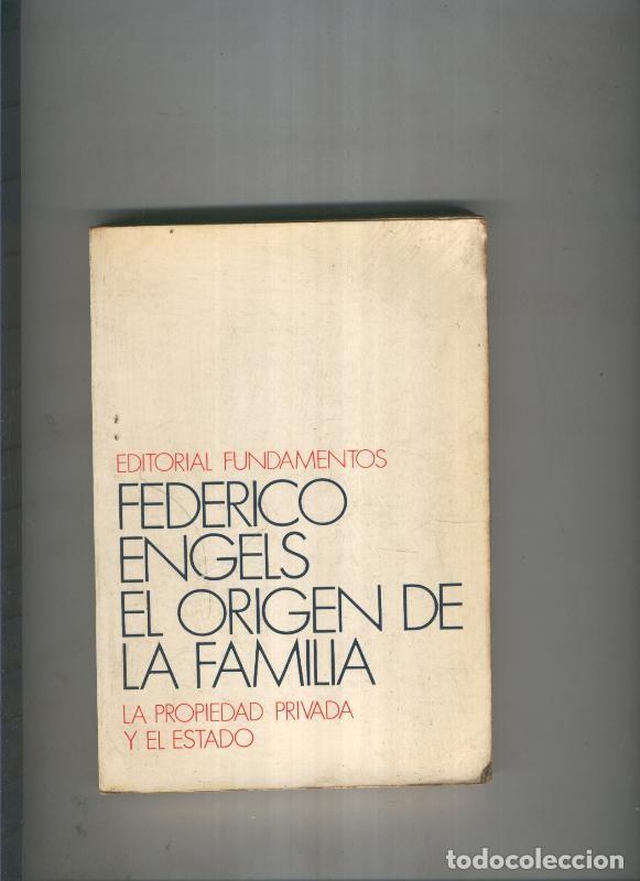 Livros em segunda m&atilde;o: El origen de la familia. La propiedad privada y el estdo - Federico Engels