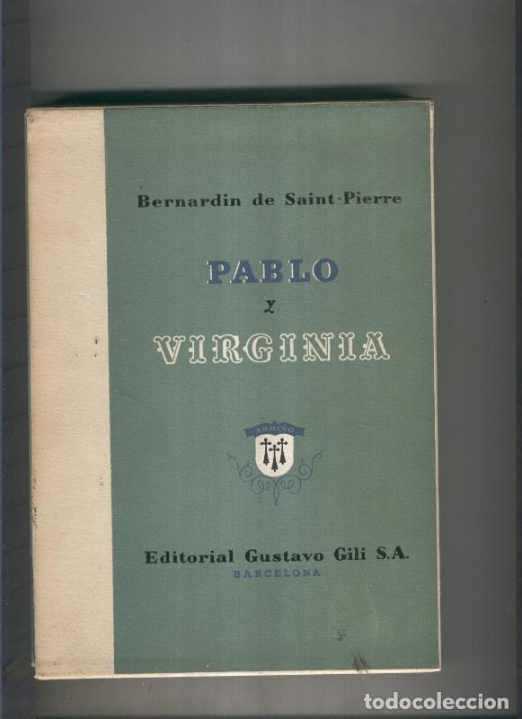 Libros: Pablo y Virginia - Bernardin de Saint Pierre - Foto 1