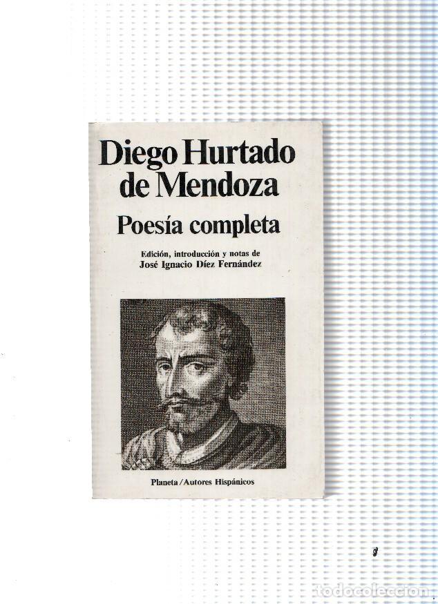 Libri di seconda mano: Poesia completa de Diego Hurtado de Mendoza - Diego Hurtado de Mendoza