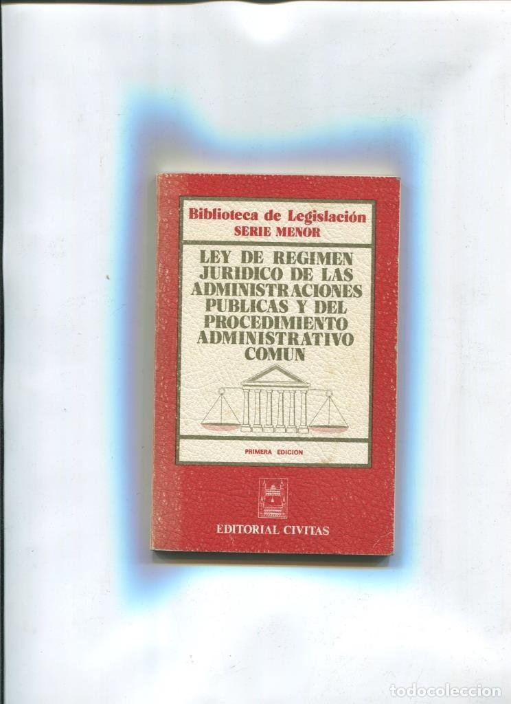 Libri di seconda mano: Biblioteca de Legislacion numero 065: Ley de las administraciones publicas - varios