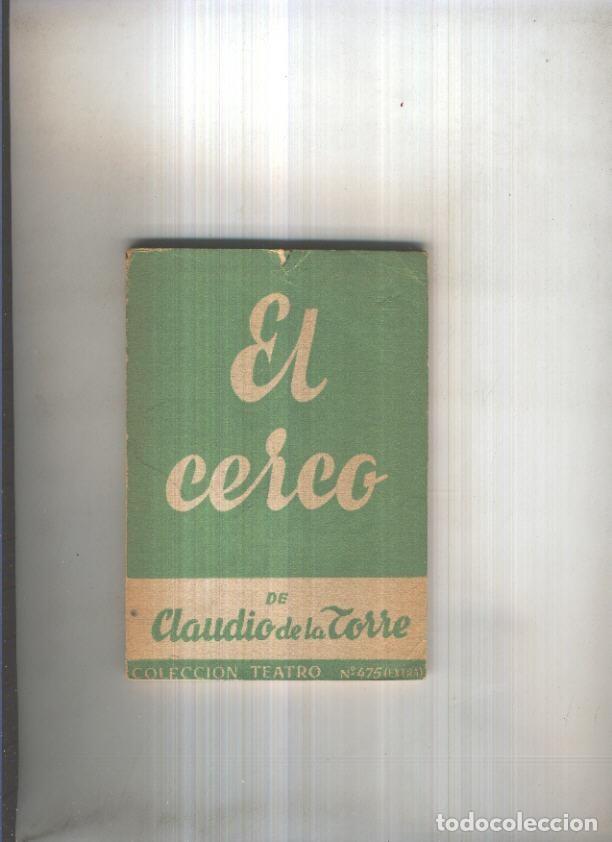 books: Teatro numero 475: El cerco - Claudio de la Torre