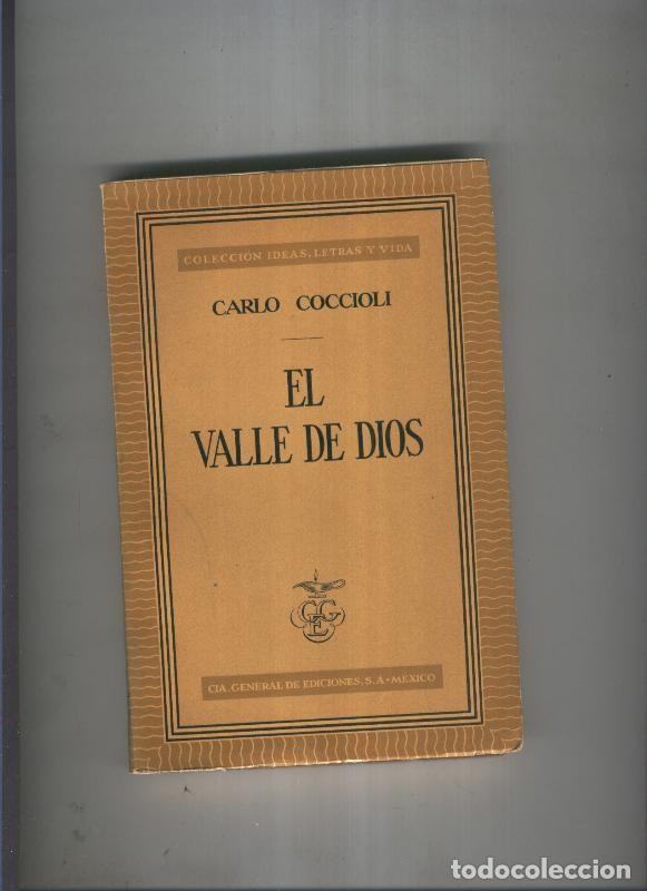 Libros: El valle de Dios - Carlo Coccioli - Foto 1