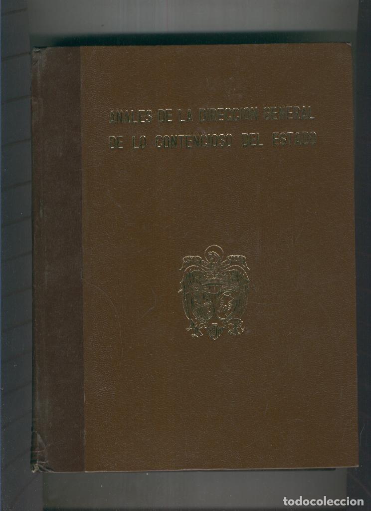 Libros: Anales de la Direccion General de lo contencioso del Estado - varios