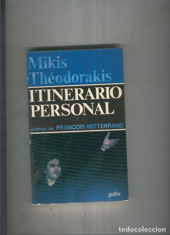Libros: Itinerario personal - Mikis Theodorakis - Foto 1
