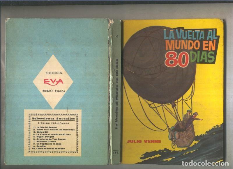 Libri di seconda mano: Selecciones Juveniles numero 04: La vuelta al mundo en 80 dias - Julio Verme