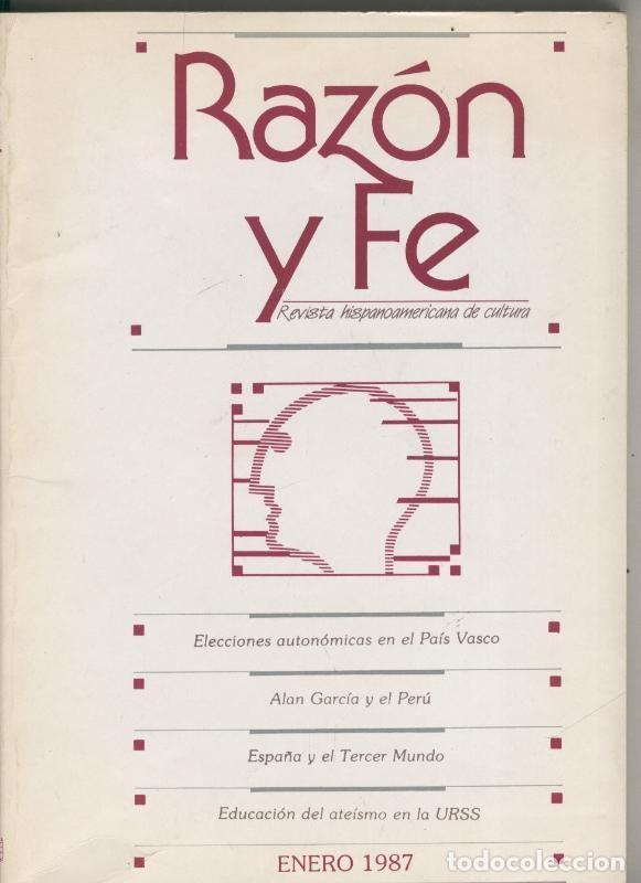 Libros: Razon y Fe numero 1059 - Varios - Foto 1