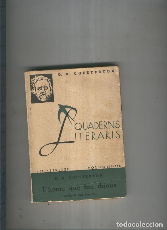 B&uuml;cher: L home que fou dijous - G.K. Chesterton