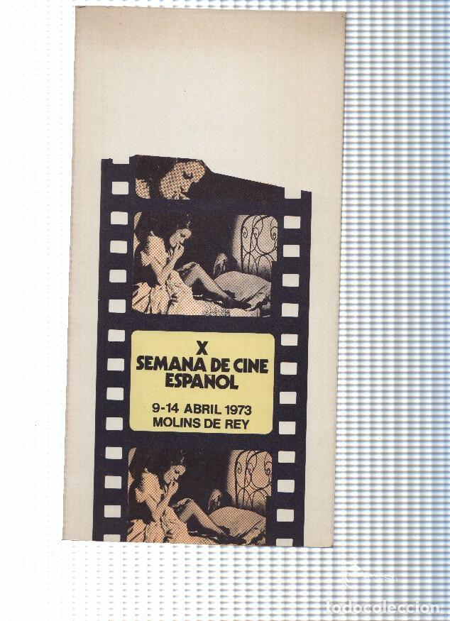 Libros: X Semana de cine espa&ntilde;ol abril 1973 - varios - Foto 1