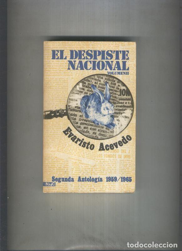 Livros em segunda m&atilde;o: El despiste nacional segunda antologia 1959-1965. - Evaristo Acevedo