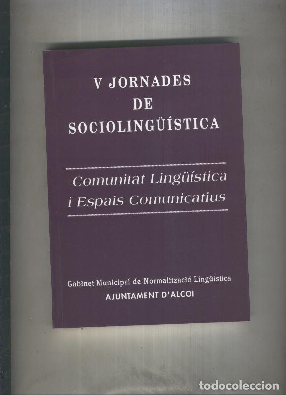 Libros: V Jornades de sociolinguistica - Varios - Foto 1