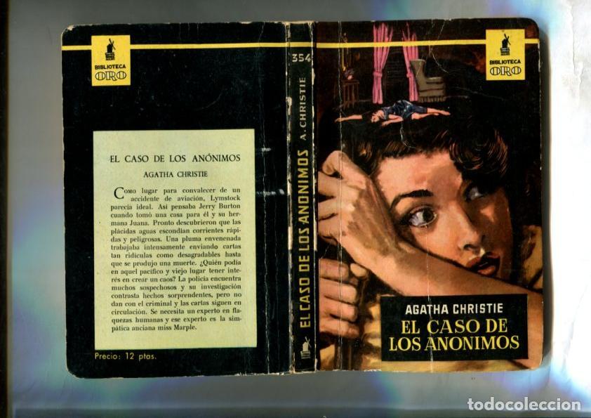 B&uuml;cher: Biblioteca oro numero 0354: El caso de los anonimos - Agatha Christie