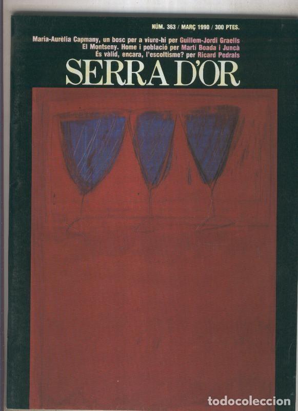 Libros: Serra D,Or numero 363: Maria-Aurelia Capmany - varios - Foto 1