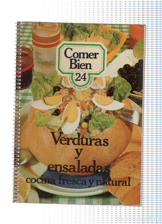 Libros: Comer bien 24: Verduras y ensaladas - Varios - Foto 1