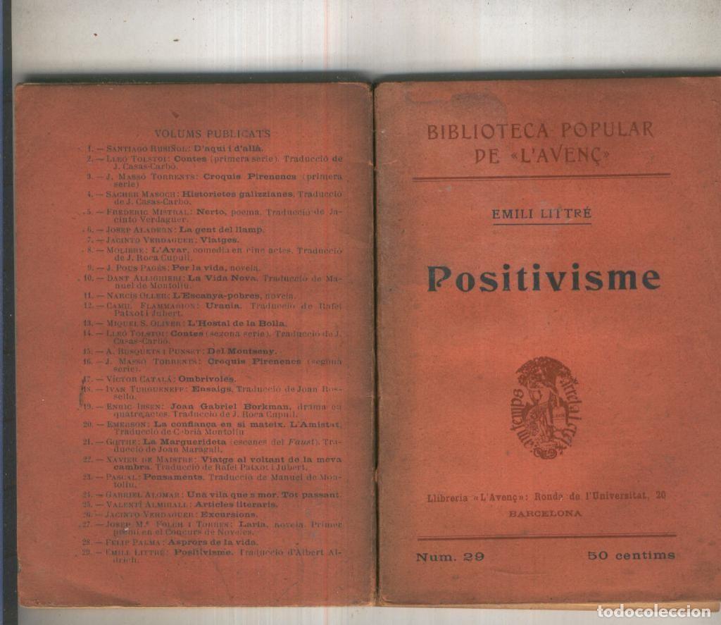 books: Positivisme - Emili Littr&eacute;