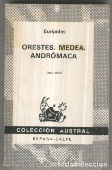 Libros: Austral numero 653: Orestes, Medea.Andromaca - Euripides - Foto 1